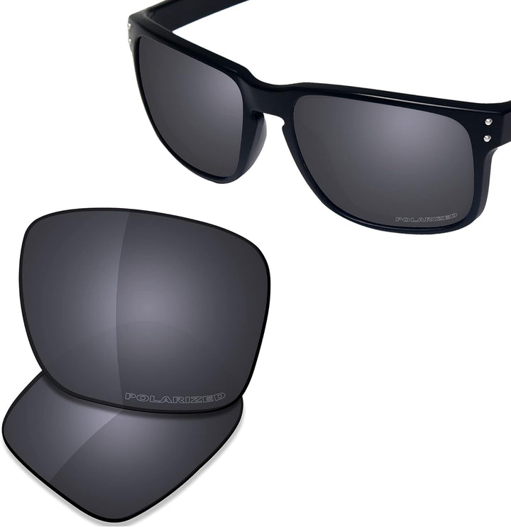 Saucer Premium Ersatzgläser für Oakley Holbrook Mix OO9384 Sonnenbrillen High Definition - Shield Bl