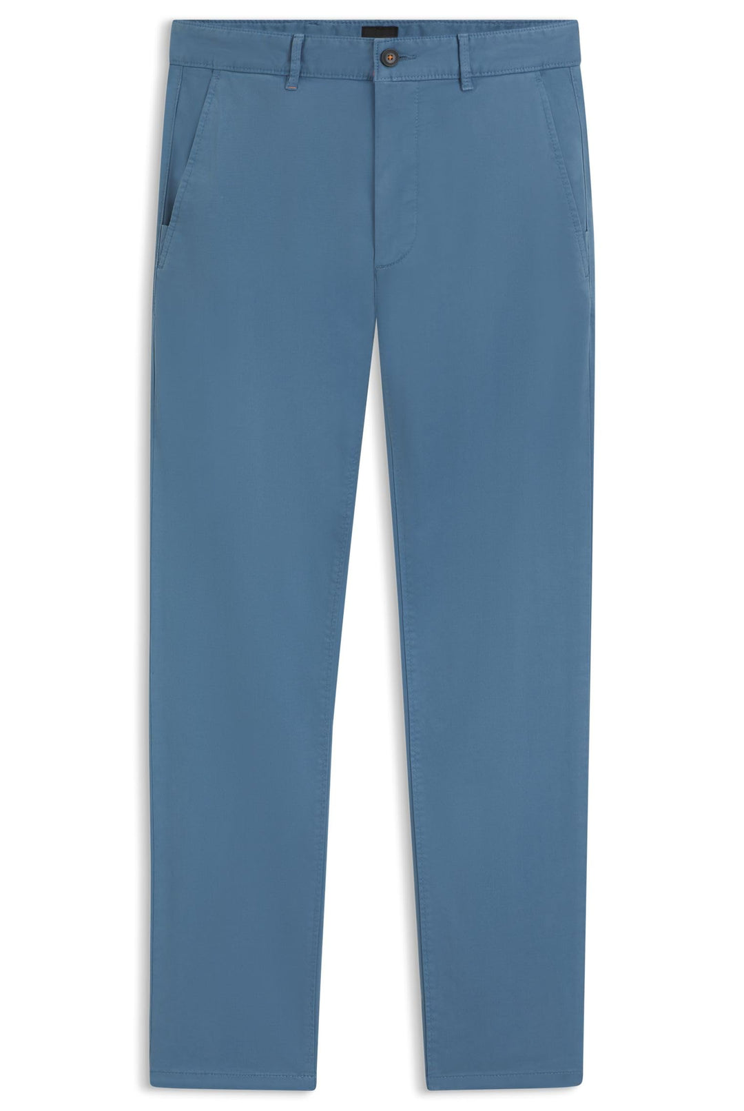 BOSS Herren Chino Slim Slim-Fit Hose aus elastischem Baumwoll-Satin 29W / 34L Open Blue472, 29W / 34
