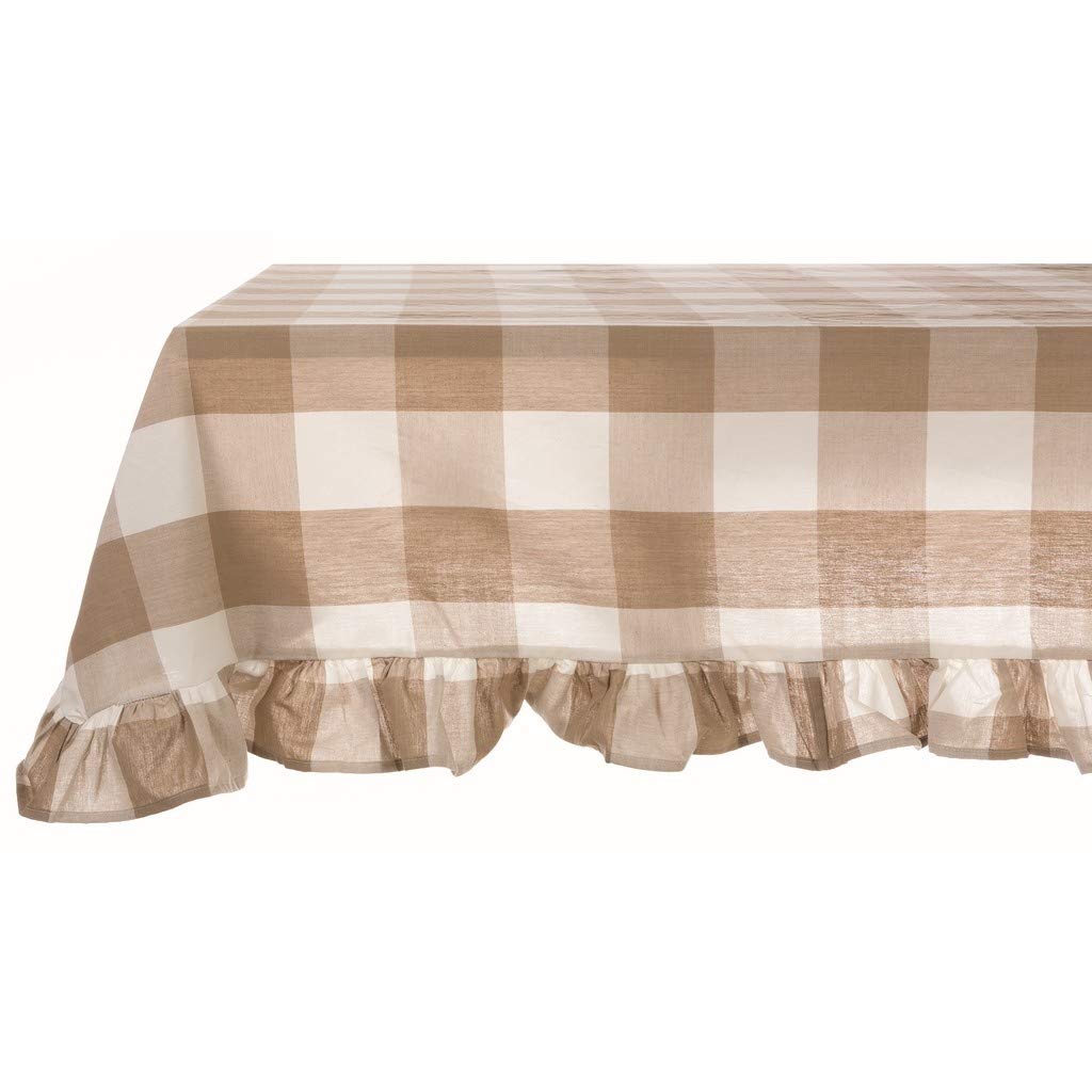 BLANC MARICLO Tischdecke mit Gala PORTO VENERE beige 150 x 240 cm A3022199BG