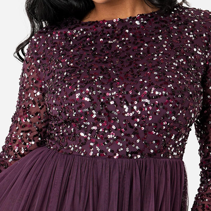 Maya Deluxe Damen Bridesmaid Dress Beere 34, Beere 34