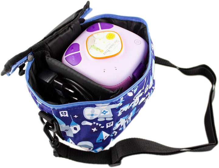 caseroxx Transporttasche für Musikbox, Lidl / TOYLINO SpeakerBuddy / Galakto Player zum Umhängen tra