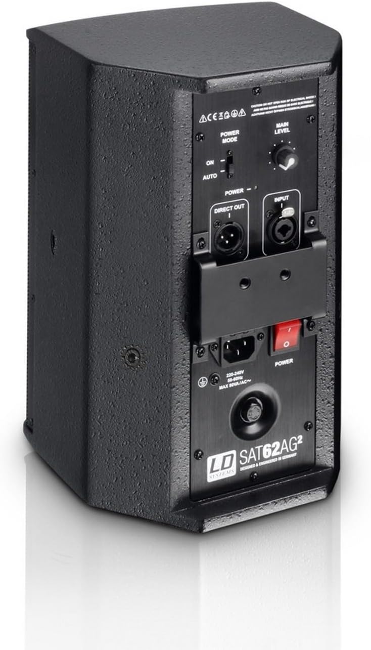 LD Systems ldsat62ag2 – SAT 62 A G2 Aktiv Lautsprecher mit Montage schwarz Laufwerk