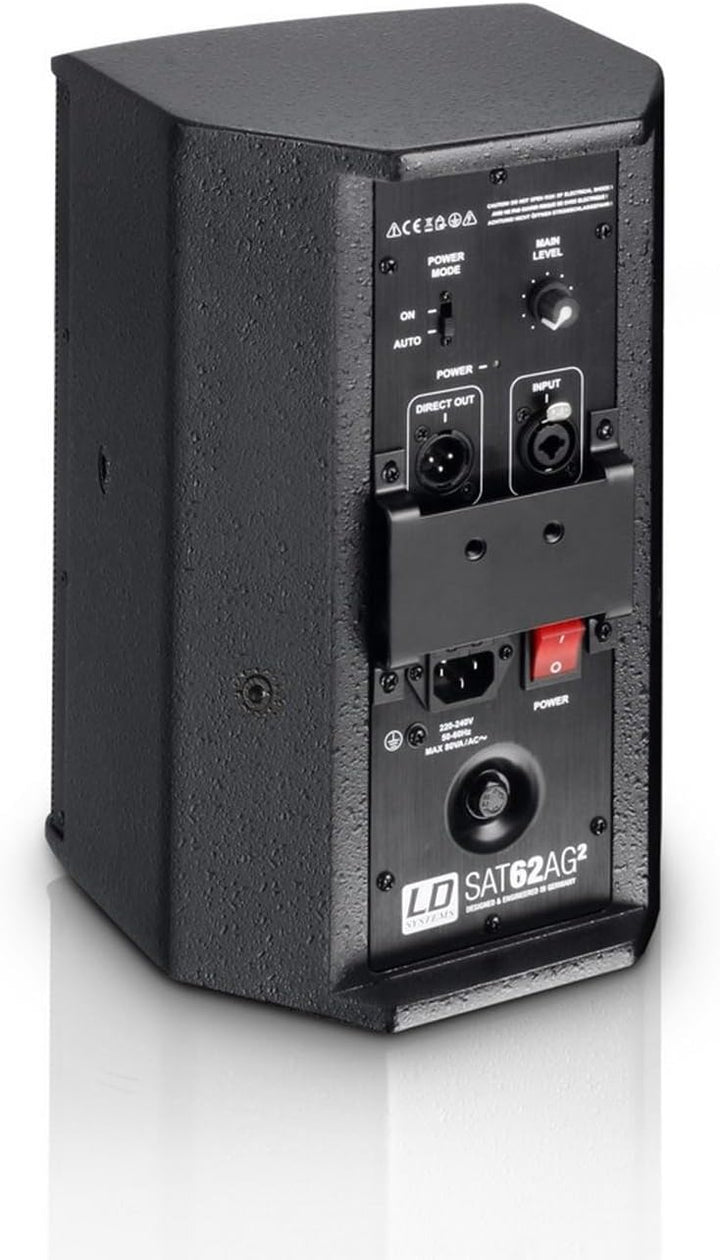 LD Systems ldsat62ag2 – SAT 62 A G2 Aktiv Lautsprecher mit Montage schwarz Laufwerk