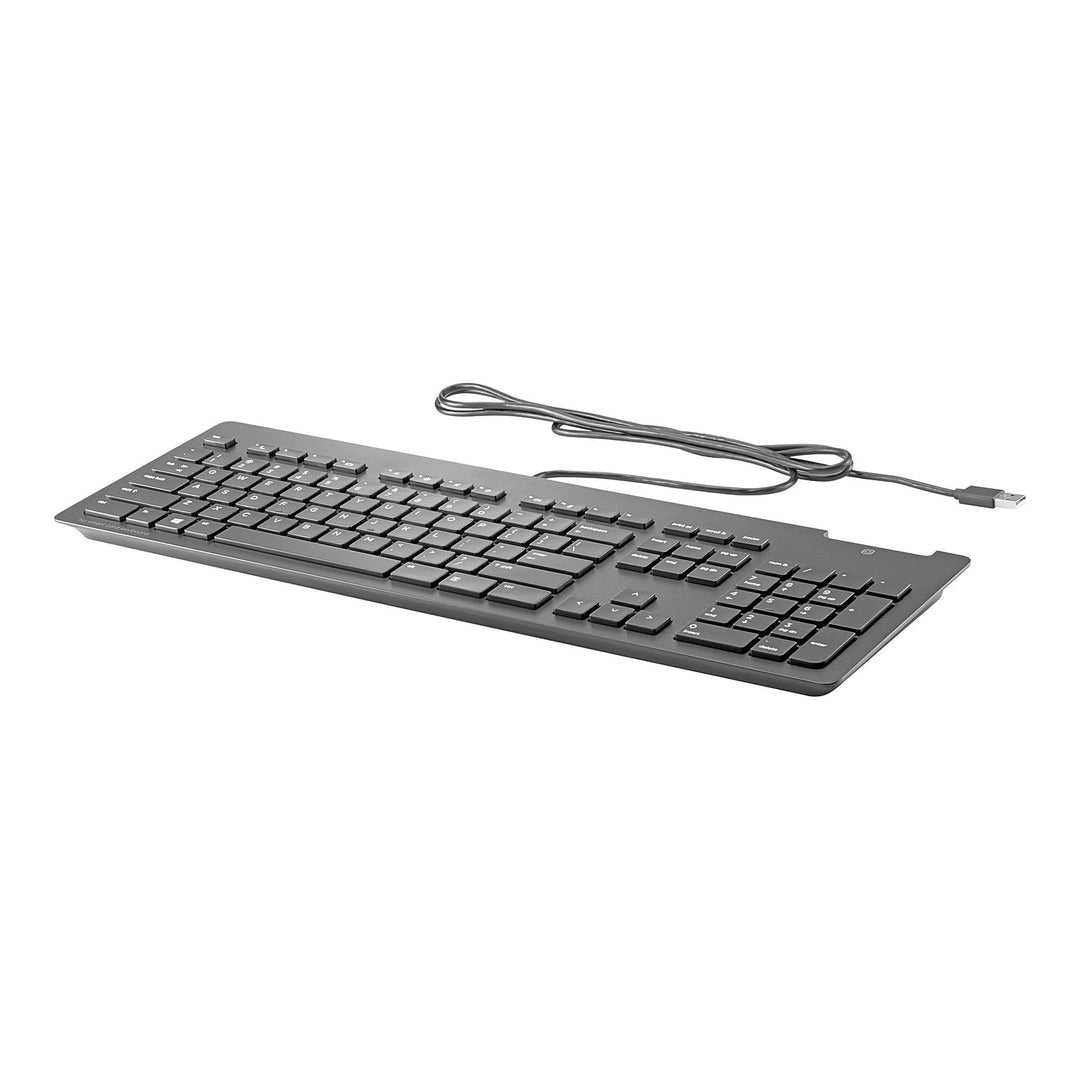 HP Smartcard-Tastatur Englisches Layout, Schwarz