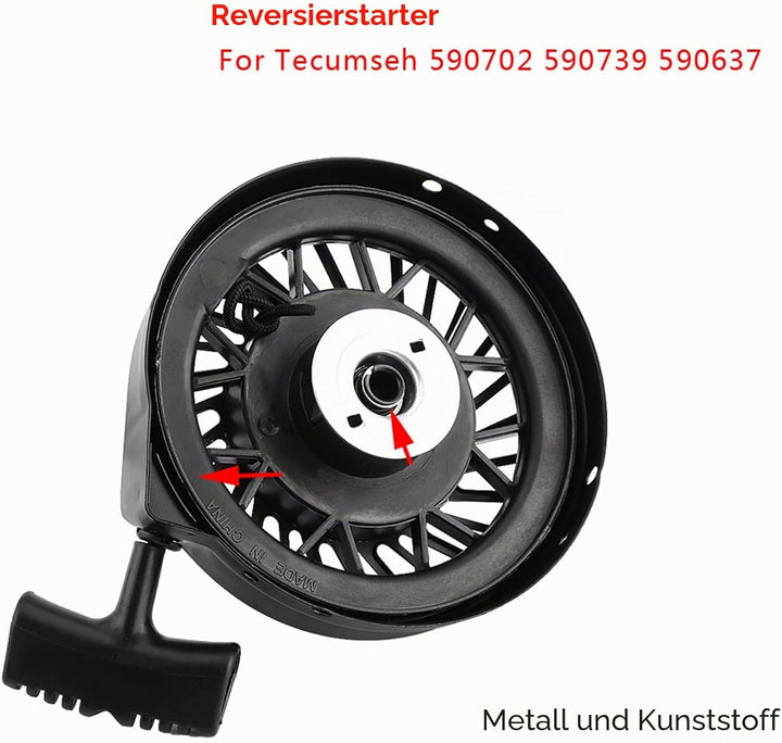 Rückstossstarter, Pull Start Assembly Ersatz seilzugstarter starter revisierstarter mtd motor tecums