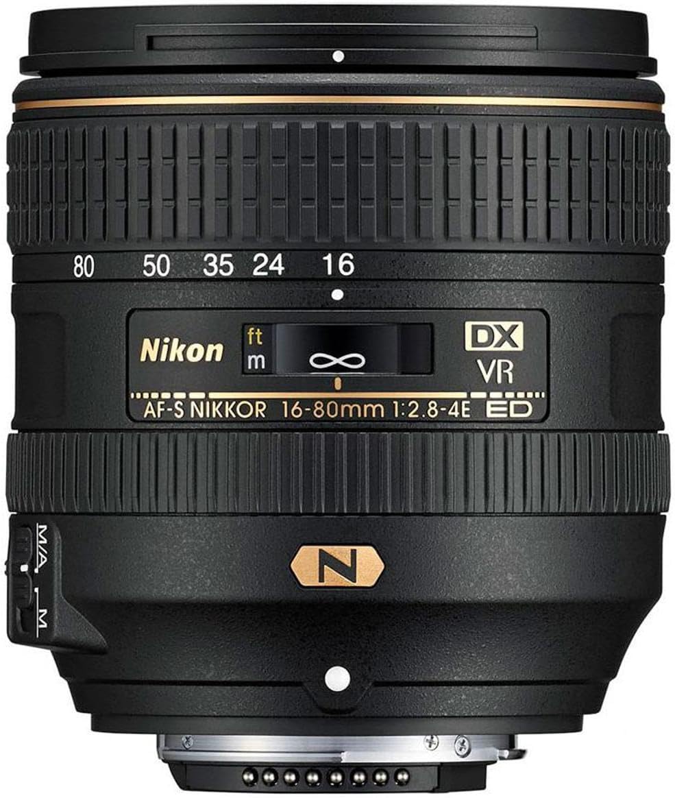 Nikon AF-S DX Nikkor ED VR 16-80 mm 1:2 8-4E Objektiv (72 mm Filtergewinde) schwarz