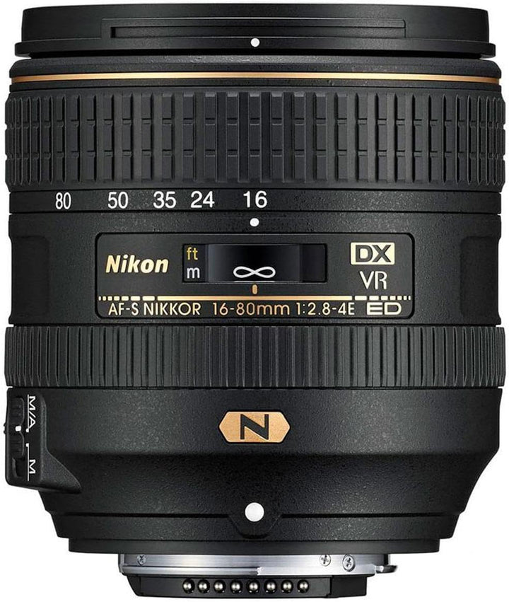 Nikon AF-S DX Nikkor ED VR 16-80 mm 1:2 8-4E Objektiv (72 mm Filtergewinde) schwarz