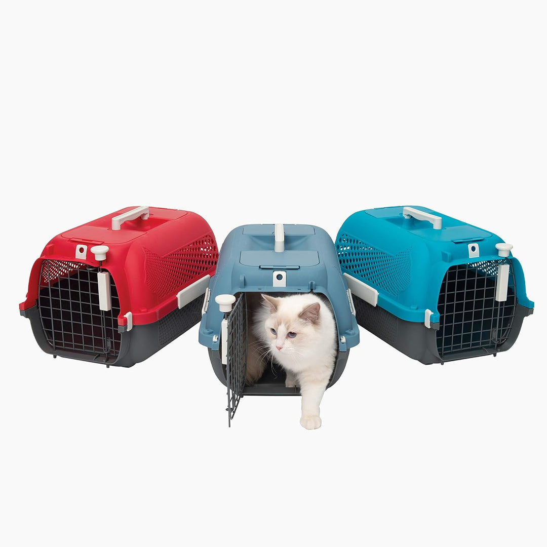 Transportbox für Katzen, Klein, Rot