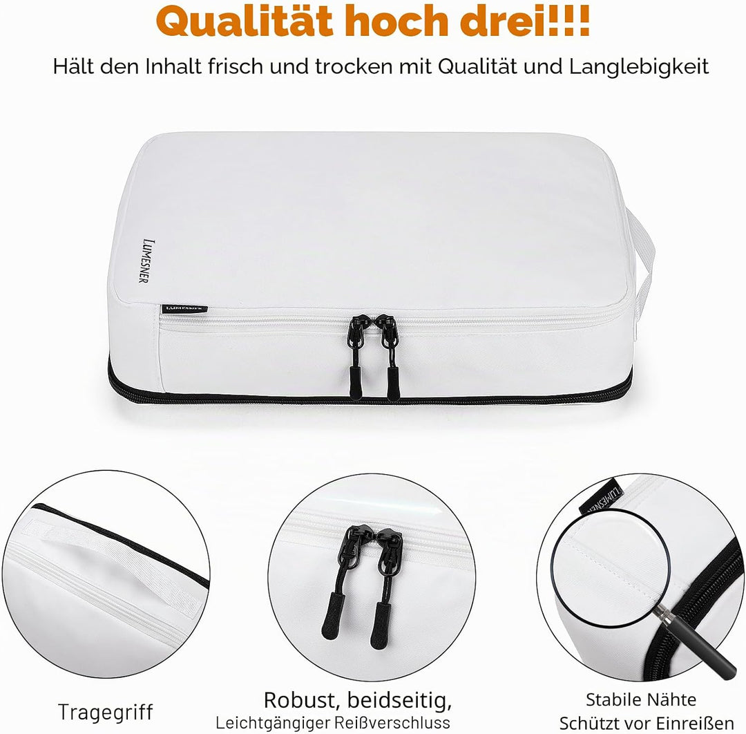 Koffer Organizer Set 8-teilig, Packtaschen für Koffer, Packing Cubes Set für Reise,Packtaschen mit K