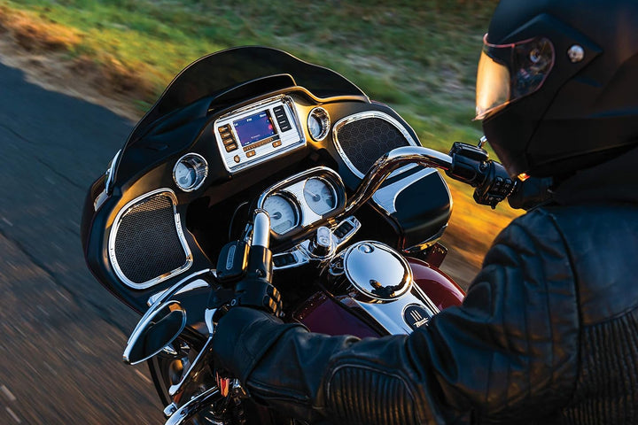 Kuryakyn 1467 Motorradzubehör: Druckknopf-Tanktür/Panelverriegelung für 1992–2019 Harley-Davidson Mo