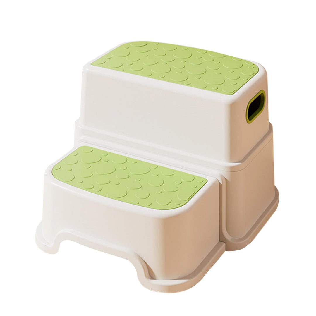 Kinderhocker 2 Stufen, Zweistufiger Tritthocker für Badezimmer, Waschbecken und Toilette, rutschfest