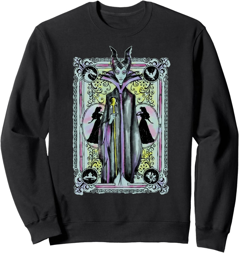 Disney Sleeping Beauty Maleficent And Aurora Card Sweatshirt