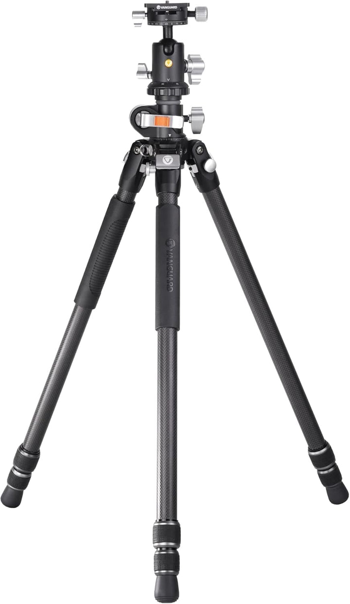 Vanguard VEO 3+ 263CB160S - Stativ mit Kugelkopf (360 Grad drehbar) Carbon 26mm Kugel, Carbon 26mm K