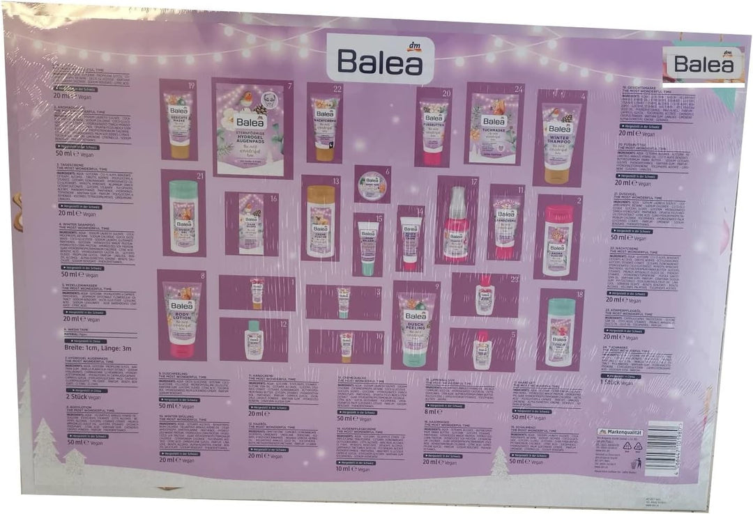 Balea - Adventskalender 2022 - Advent Calendar - Beauty - Kosmetik - MakeUp -