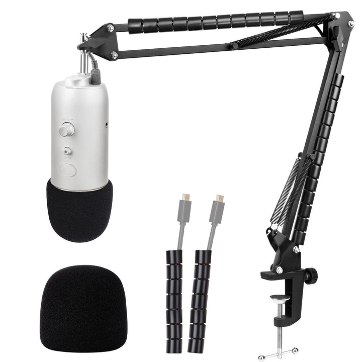 Blue Yeti Mikrofon Arm mit Popschutz Professioneller Mikrofon Ständer Kompatibel mit Blue Yeti, Yeti