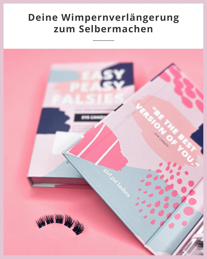 GirlGotLashes Grosse Boxen Eye Candy Handgemachte Wimpernextensions Wimpernverlängerung für Zuhause