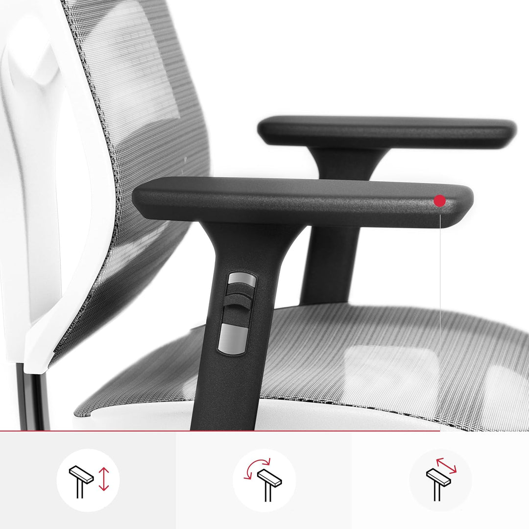 Diablo V-Basic Ergonomischer Stuhl Bürostuhl Schreibtischstuhl Chefsessel 3D Armlehnen Verstellbare