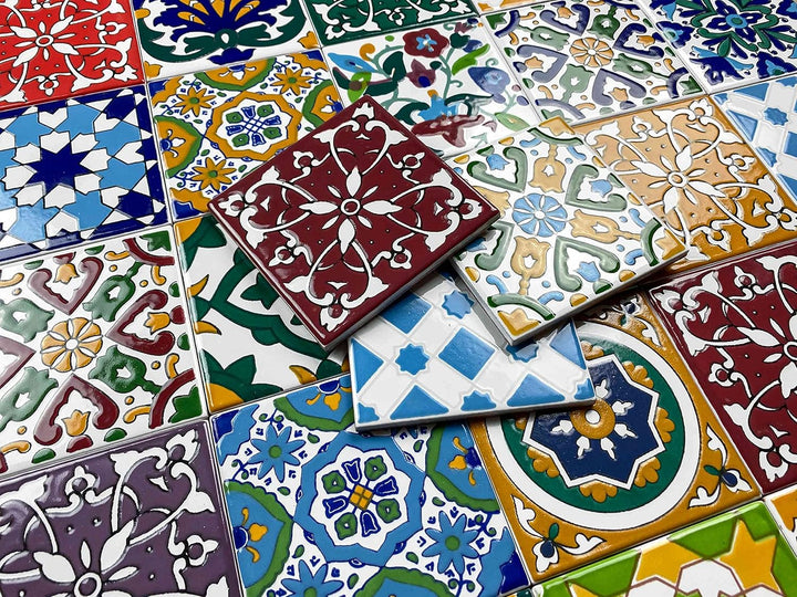 Cerames Orientalische Marokkanische Keramikfliesen Pazzo - dekorative Mosaikfliesen für das Badezimm