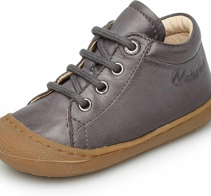 Naturino Cocoon-Lauflernschuhe aus Leder mit Wollfutter 20 EU Anthrazit, 20 EU Anthrazit