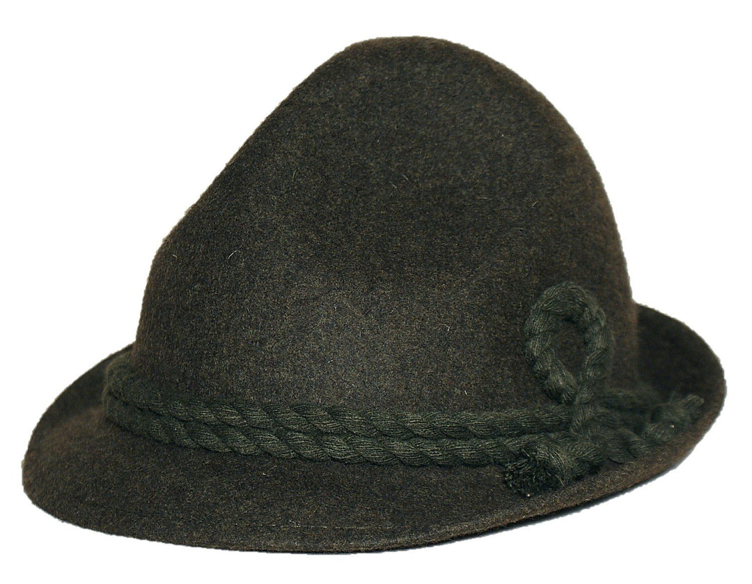Trachtenhut Loden Hut grün Fischer Trachten Lodenhut Dreispitz für Herren Damen Bergsteiger Förster