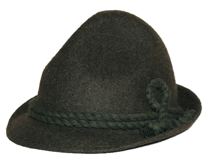 Trachtenhut Loden Hut grün Fischer Trachten Lodenhut Dreispitz für Herren Damen Bergsteiger Förster