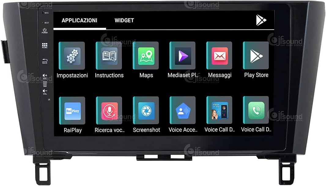 Personalisiertes Autoradio für Nissan Qashqai Xtrail mit 360°-System serienmässig Android GPS Blueto
