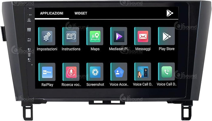 Personalisiertes Autoradio für Nissan Qashqai Xtrail mit 360°-System serienmässig Android GPS Blueto