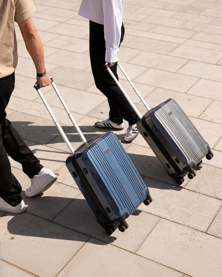 FERGÉ Kofferset 3 teilig Hartschale TSA-Zahlenschloss Cannes Reisekoffer Trolley-Set (Handgepäck, L,