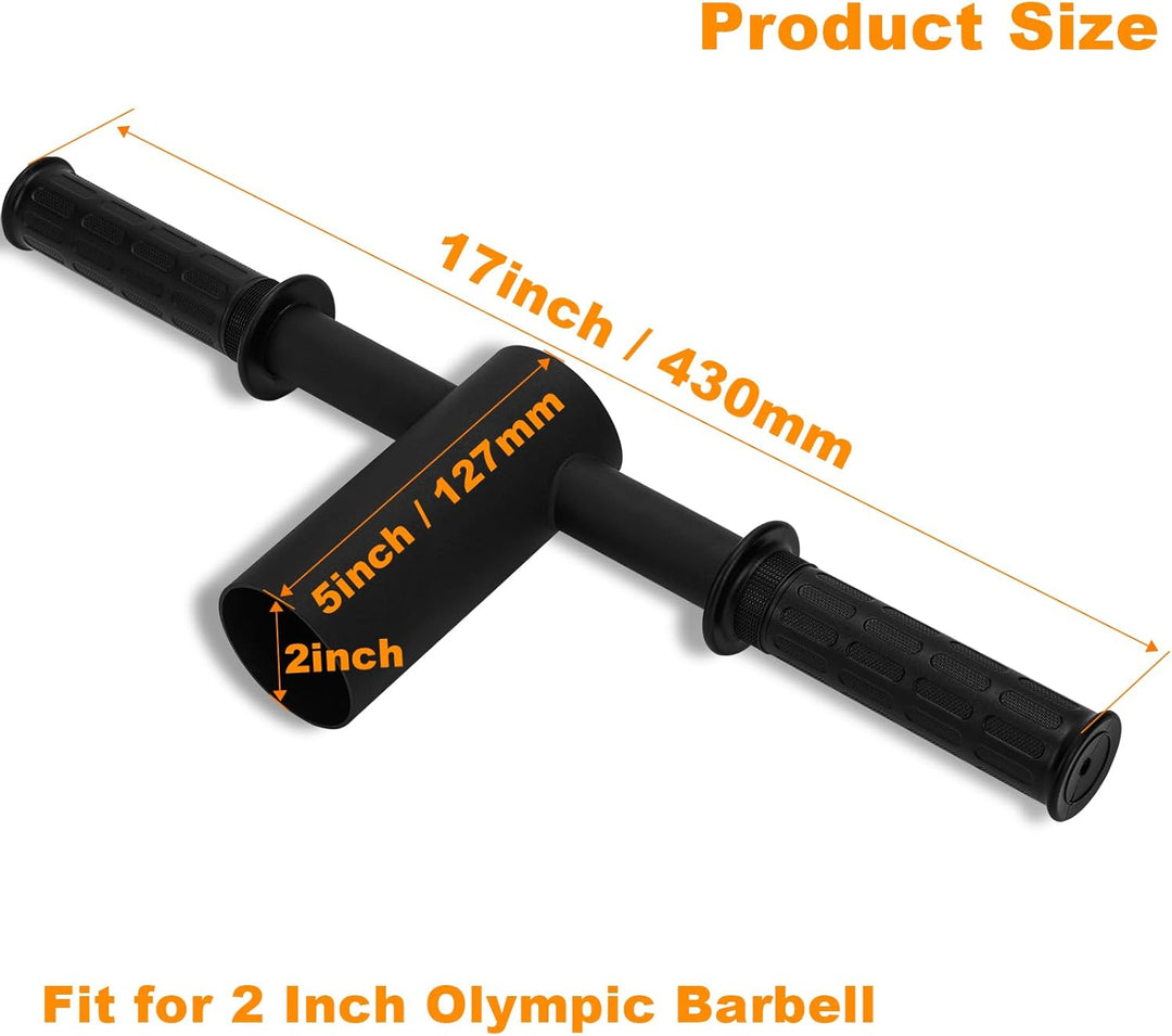T-Stange Reihenbefestigungsgriff, Multi-Grip-Ruder-Landmine-Griff für olympische Langhantelstange, T