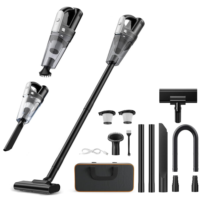 Yontwe Autostaubsauger 120W Handstaubsauger akku 7500-10000PA Handstaubsauger stark 2 Gänge einstell