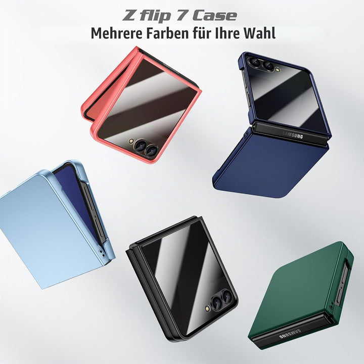 Doeshine für Samsung Galaxy Z Flip 7 Hülle, Anti-Peeping Displayschutzfolie, Ultra Dünn, Lightweight
