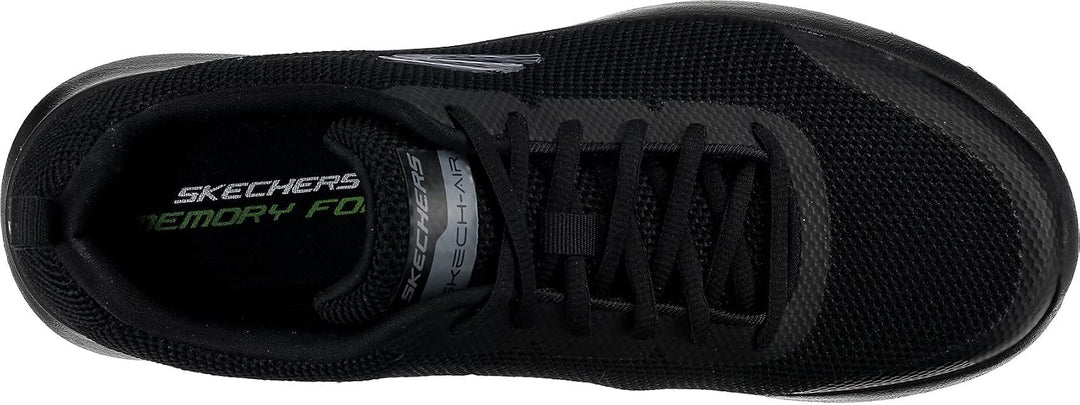 Skechers Herren Skech-air Dynamight Winly Sneaker 39.5 EU Black Knit Synthetic Black Trim, 39.5 EU B