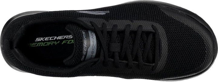 Skechers Herren Skech-air Dynamight Winly Sneaker 39.5 EU Black Knit Synthetic Black Trim, 39.5 EU B