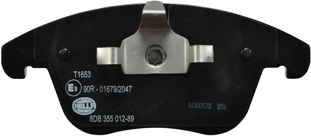 HELLA PAGID 8DB 355 012-891 Bremsbelagsatz - T1653 - Dicke/Stärke: 20.5mm - Bremssystem: Teves - nic