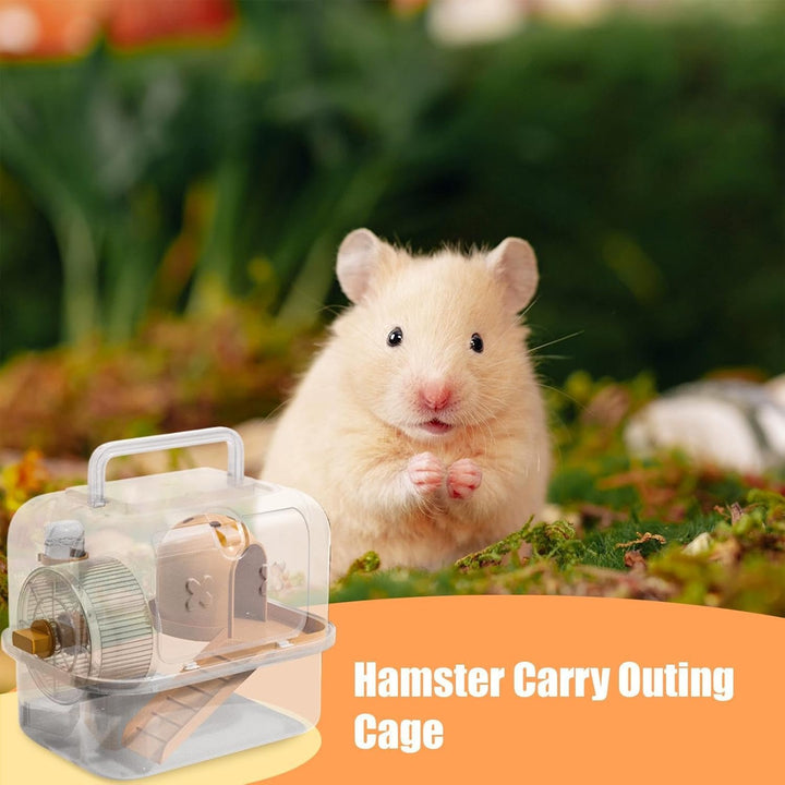 Hamster Transport Käfig, Hamsterreise-Transporter – Entlüftungsauslass für kleine Haustiere | Tragba