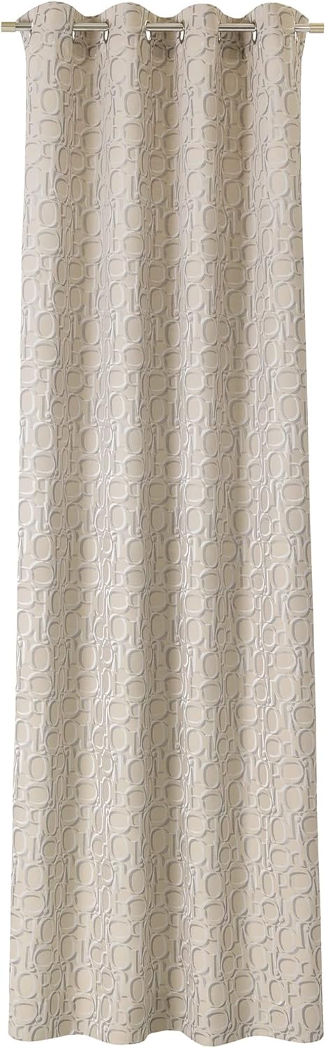 Joop! Living Ösenvorhang Ornamnet (beige, 140x250)