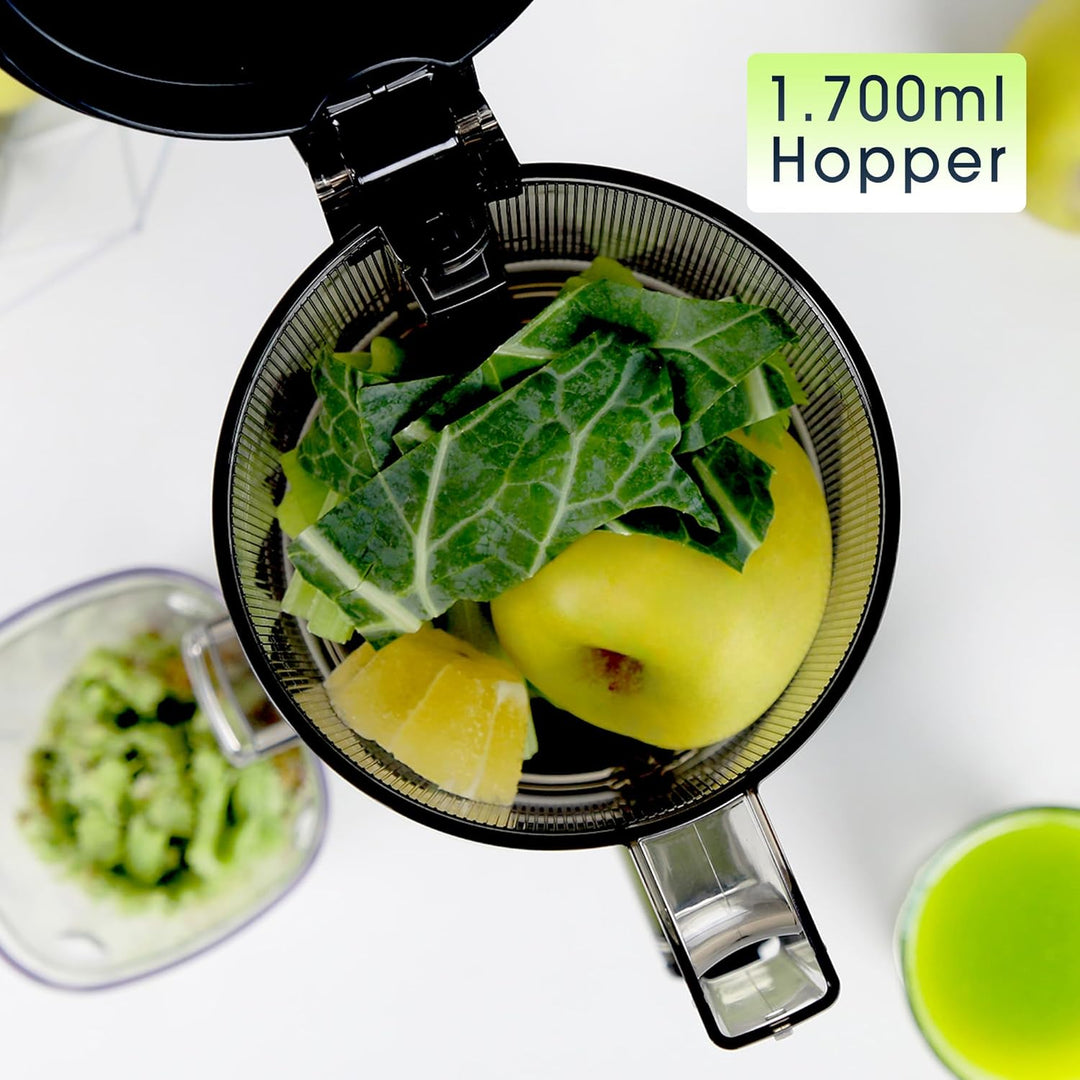 Kuvings Slow Juicer AUTO6 | Entsafter Gemüse und Obst, Elektrische Kaltpresse, Ruhiger Motor, Leicht