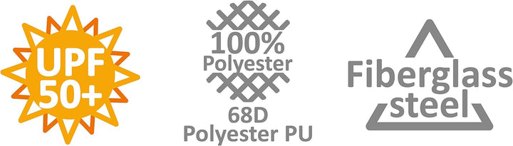 Pavillon-Garten 300 x 300 x 190/230 cm Brunner - grün, - grün