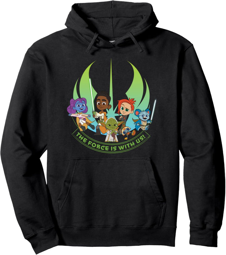 Star Wars Young Jedi Adventures Group The Force Is With Us! Pullover Hoodie