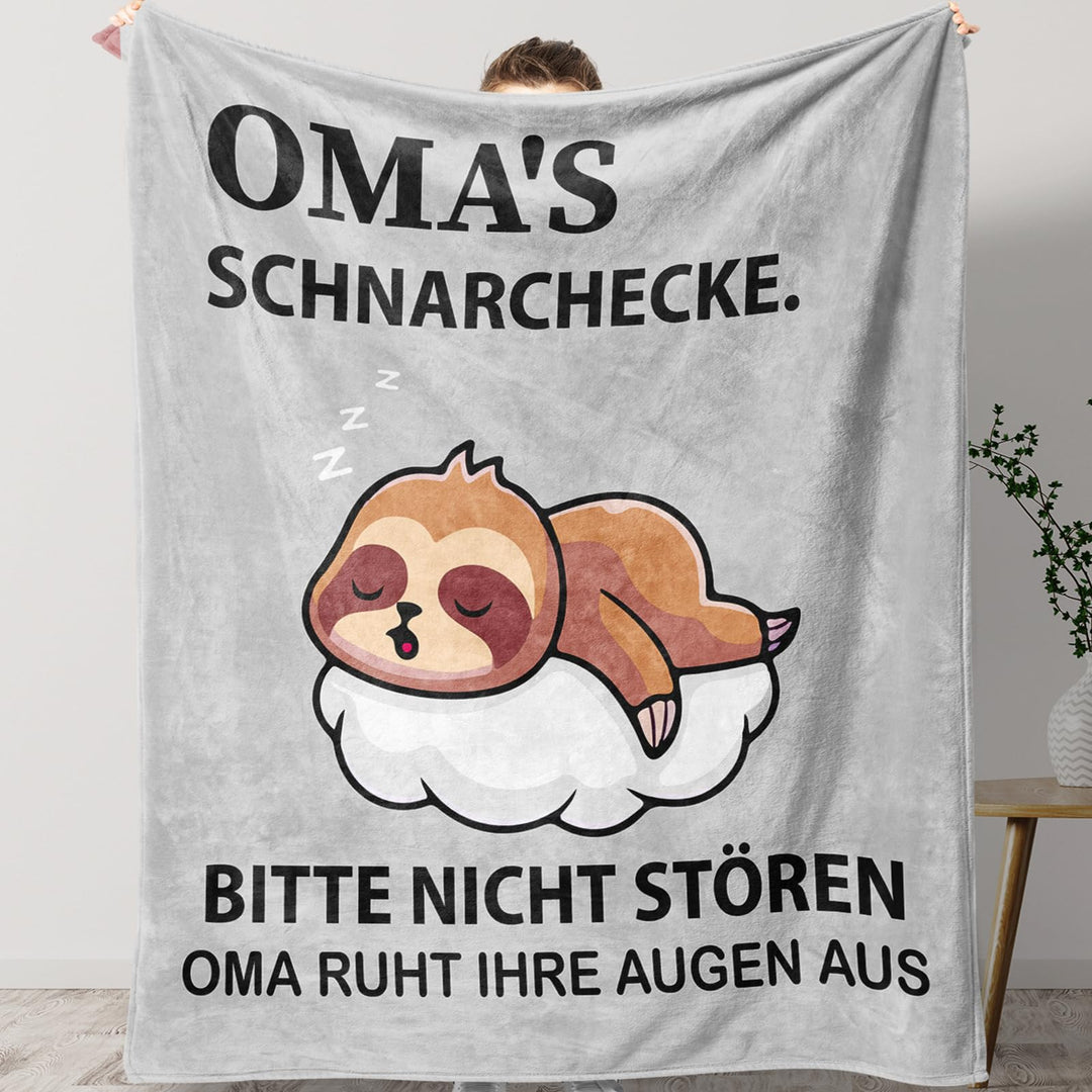 KAAYEE Oma Geschenk, Weiche Decke Sinnvolle Geschenke für Oma zum Weihnachten Geburtstag Muttertag,