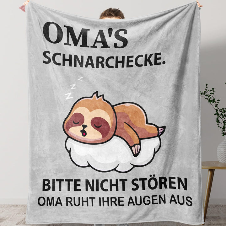 KAAYEE Oma Geschenk, Weiche Decke Sinnvolle Geschenke für Oma zum Weihnachten Geburtstag Muttertag,