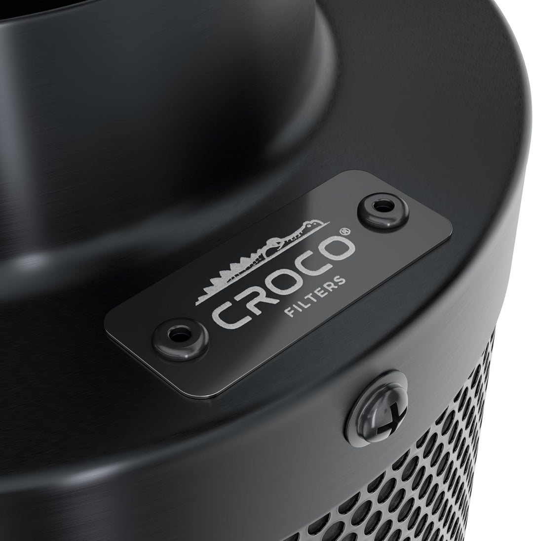 Croco - Aktivkohlefilter Grow - Kohlefilter für Growzelt - Growbox, Growzelt, Hydrokultur, Zuchtzelt
