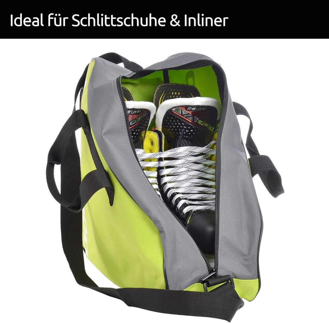 Sherwood Schlittschuhtasche, Inliner-Tasche für Erwachsene und Kinder, Eishockey-Bag, ideal für Roll