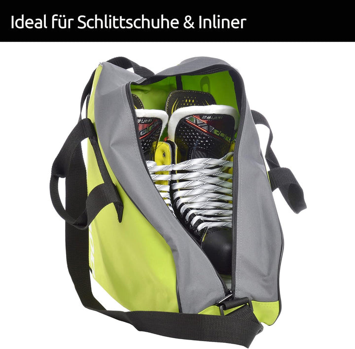 Sherwood Schlittschuhtasche, Inliner-Tasche für Erwachsene und Kinder, Eishockey-Bag, ideal für Roll