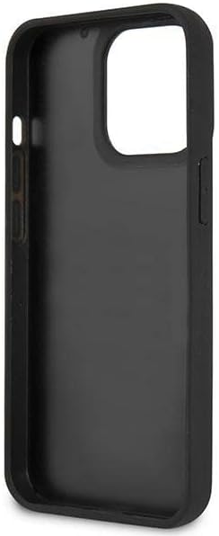 KARL LAGERFELD KLHCP14LKH3DBK hülle für iPhone 14 Pro 6,1" schwarz/Black hardcase 3D Rubber Karl`s H