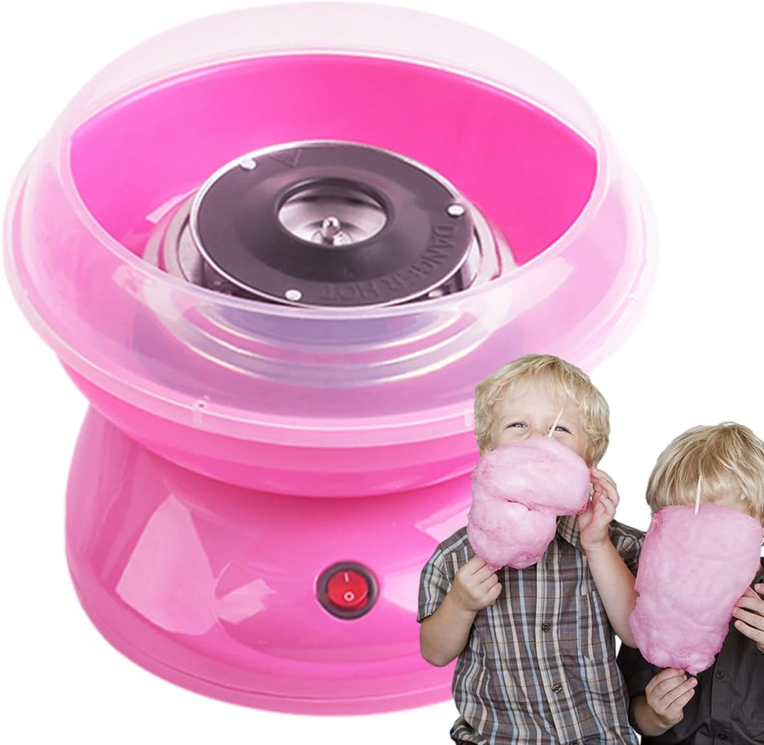 Zuckerwattemaschine für Zuhause, Zuckerwatte-Maschine Set Mit Zuckerwatte Stäbchen & Messlöffel, Zuc