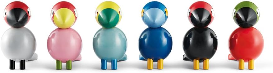 Kay Bojesen Singvogel Kay, Holzvogel, Songbirds, 1950 (Blau)