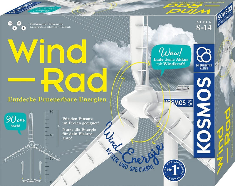 Kosmos 621087 Wind-Rad, Entdecke erneuerbare Energien. Bausatz für Windrad zur emmissionsfreien Stro