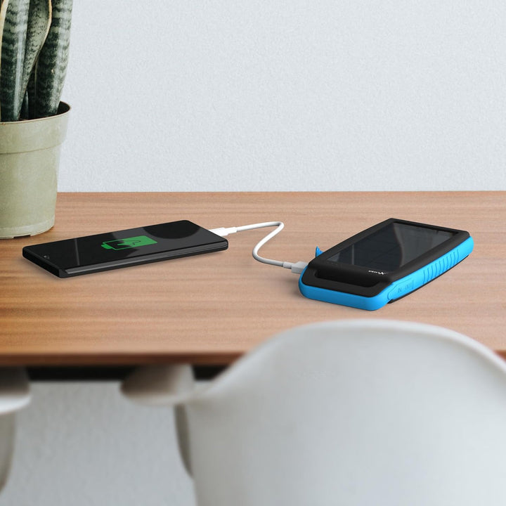 XLayer Solar Power Bank I 15000mAh I Schnellladen I Camping I Outdoor Ladegerät I Akkupack I Solarpa