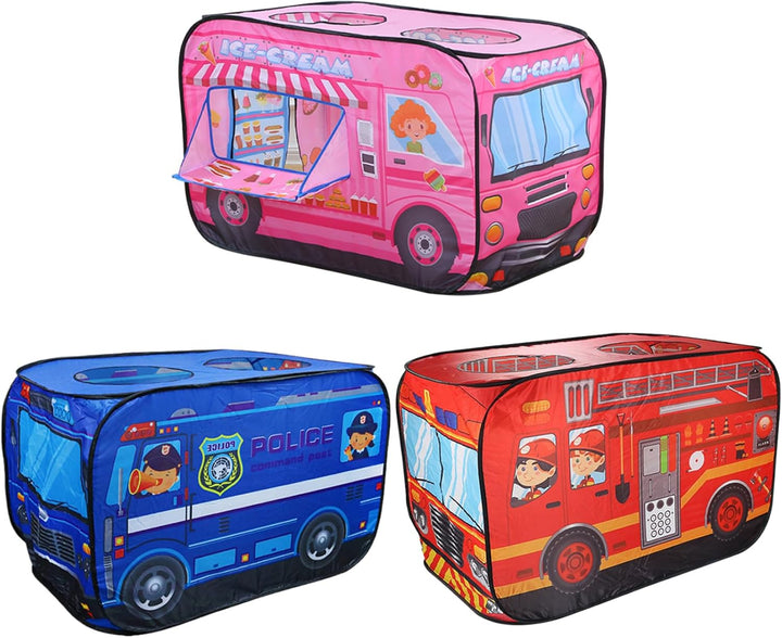Pop-Up-Zelt für Kinder, 112 x 70 x 74 cm, faltbares Autozelt, atmungsaktives Spielzelt mit Rolltür u